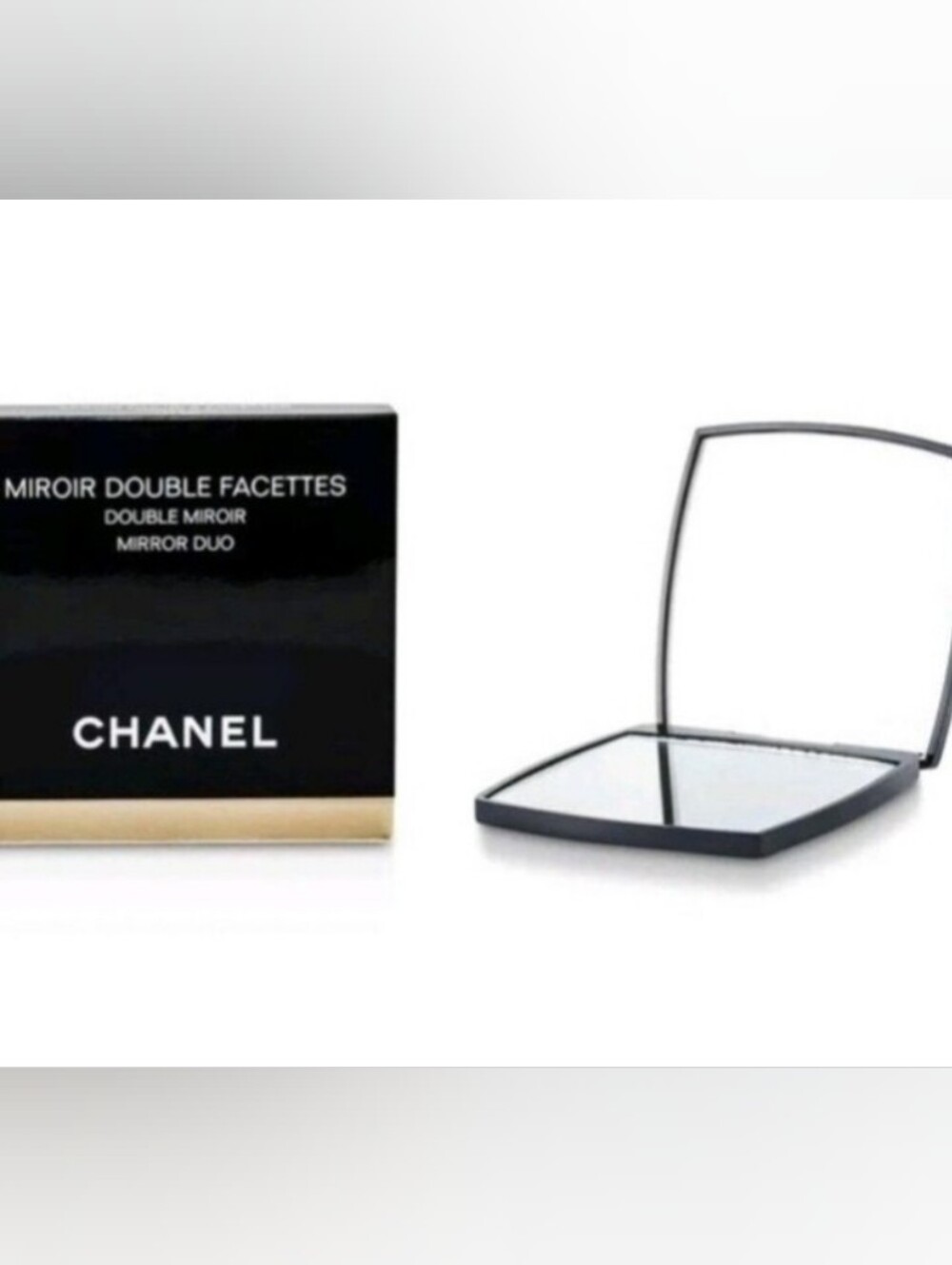 Chanel Double Mirror Compact With Velvet Pouch - NIB
